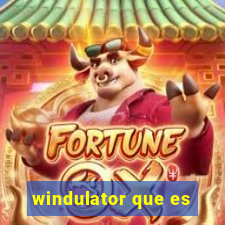 windulator que es